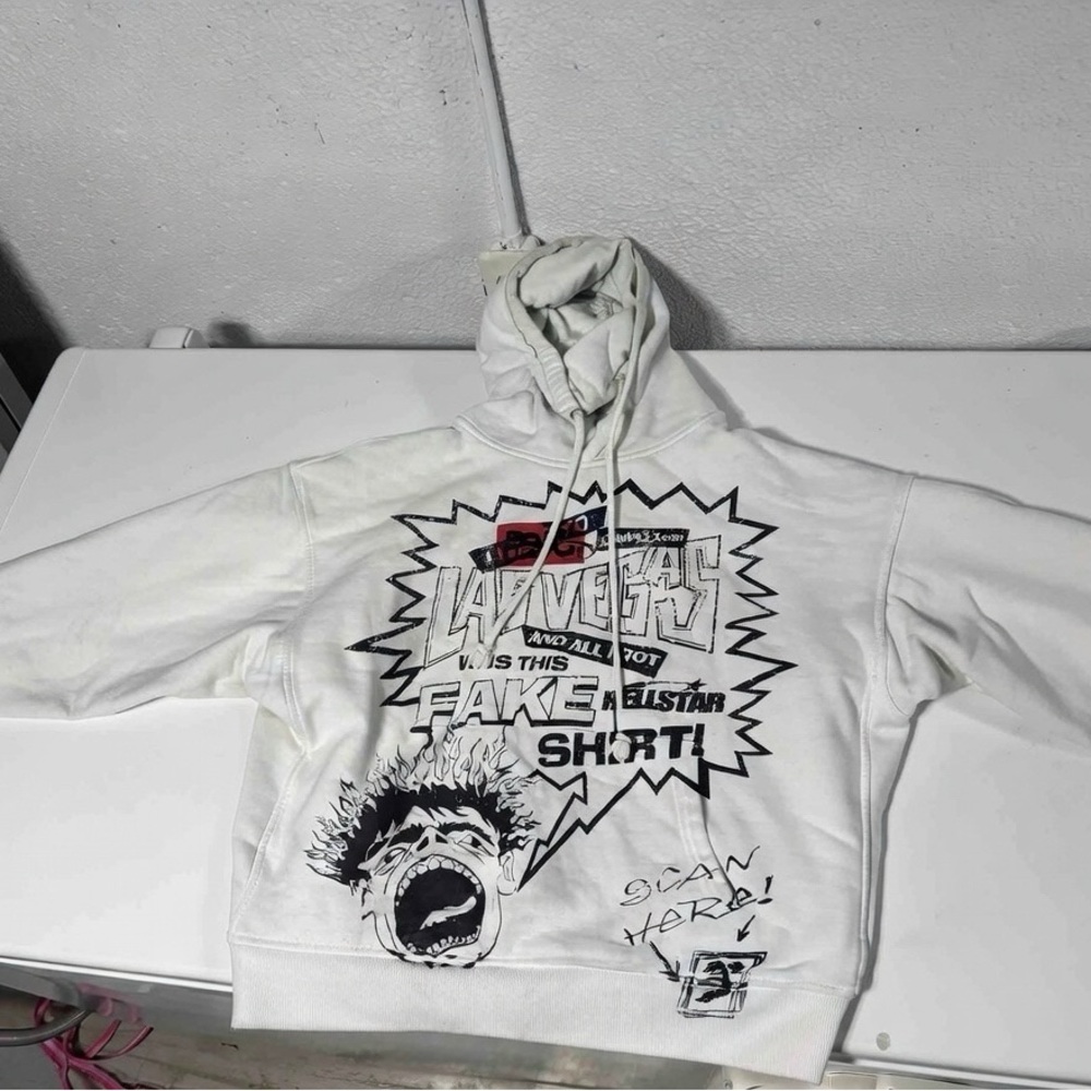 White Hellstar hoodie